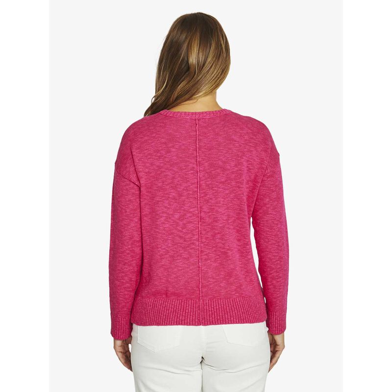 Jump V Neck Slub Pullover image number 1